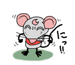 mukoukizu tyuuta mouse 01 sticker #15750192
