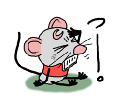 mukoukizu tyuuta mouse 01 sticker #15750206