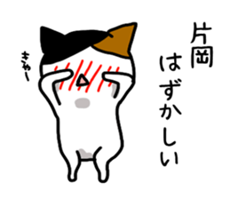 Kataoka name Sticker sticker #15750264