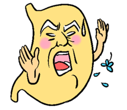 Cute Stomach sticker #15750784