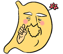 Cute Stomach sticker #15750785