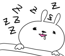 Rabbit and Cat like Bear sticker #15750826