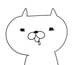 Rabbit and Cat like Bear sticker #15750830