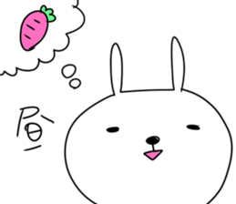 Rabbit and Cat like Bear sticker #15750832