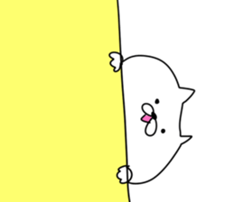 Rabbit and Cat like Bear sticker #15750847