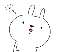 Rabbit and Cat like Bear sticker #15750848