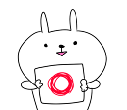 Rabbit and Cat like Bear sticker #15750854