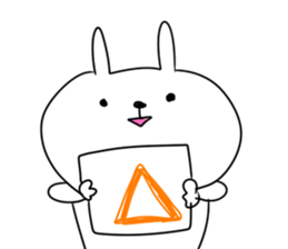 Rabbit and Cat like Bear sticker #15750856