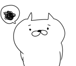 Rabbit and Cat like Bear sticker #15750857