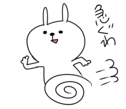 Rabbit and Cat like Bear sticker #15750861