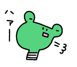 Cute screw animal sticker #15751103