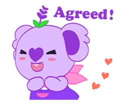 Get Movin! Purple Koala- Vol.1 (English) sticker #15752222