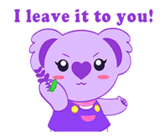Get Movin! Purple Koala- Vol.1 (English) sticker #15752225