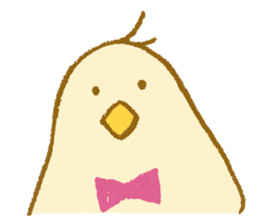 A sticker of bird. sticker #15752557