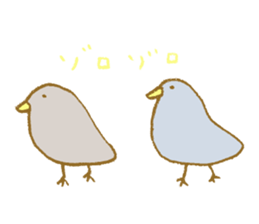 A sticker of bird. sticker #15752567
