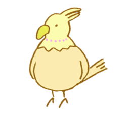 A sticker of bird. sticker #15752575