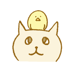 A sticker of bird. sticker #15752578