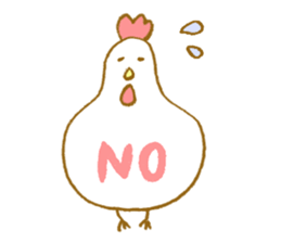 A sticker of bird. sticker #15752585