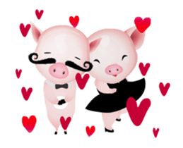 My Lover is a Pig sticker #15752843