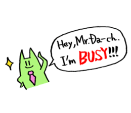 Dear "Da-chan" presented by Push Up Cat sticker #15753008