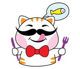 Pazzo, The Cat sticker #15753087