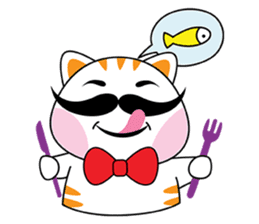 Pazzo, The Cat sticker #15753087