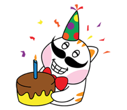 Pazzo, The Cat sticker #15753089