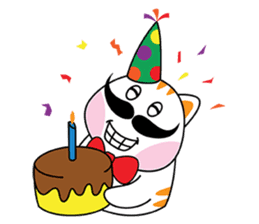 Pazzo, The Cat sticker #15753089