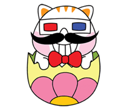 Pazzo, The Cat sticker #15753095