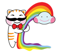 Pazzo, The Cat sticker #15753105