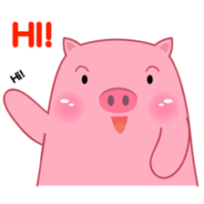 Fat Pig sticker(eng) sticker #15753154