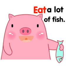 Fat Pig sticker(eng) sticker #15753155