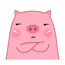 Fat Pig sticker(eng) sticker #15753160