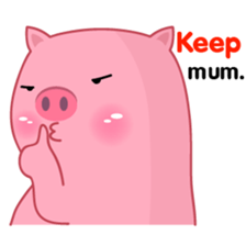 Fat Pig sticker(eng) sticker #15753162