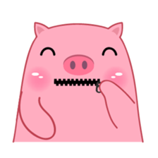 Fat Pig sticker(eng) sticker #15753163