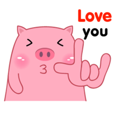 Fat Pig sticker(eng) sticker #15753173