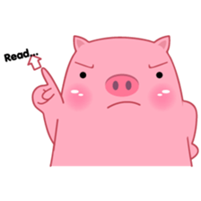 Fat Pig sticker(eng) sticker #15753174
