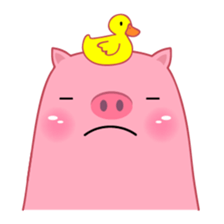 Fat Pig sticker(eng) sticker #15753188