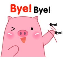 Fat Pig sticker(eng) sticker #15753193