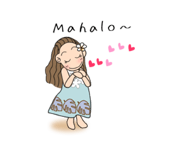 mini Hulagirl 3 sticker #15753131