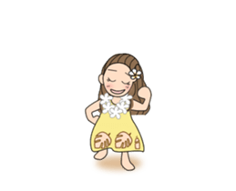 mini Hulagirl 3 sticker #15753137