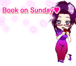 China dress celibate boy at the English sticker #15753748