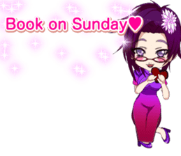 China dress celibate boy at the English sticker #15753748