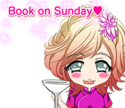 China dress celibate boy at the English sticker #15753767