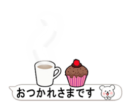 White bear hidden in the balloon. sticker #15754424