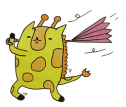 Ki-ko of giraffe sticker #15754919