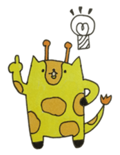 Ki-ko of giraffe sticker #15754928