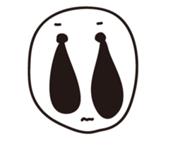 Crying face sticker #15755402