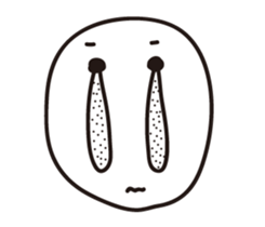 Crying face sticker #15755410