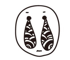 Crying face sticker #15755422